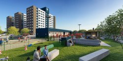 Apartamentos com 01 e 02 dormitórios no Residencial Lisboa 