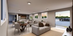 Apartamentos com 01 e 02 dormitórios no Residencial Lisboa 