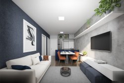 Apartamentos com 01 e 02 dormitórios no Residencial Lisboa 
