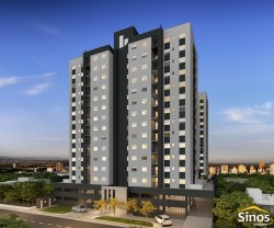 Apartamentos com 01 e 02 dormitórios no Residencial Athena
